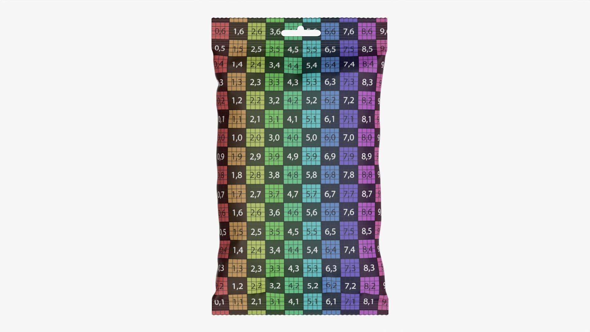 Small snack package mockup 05 hanging 3D model_11