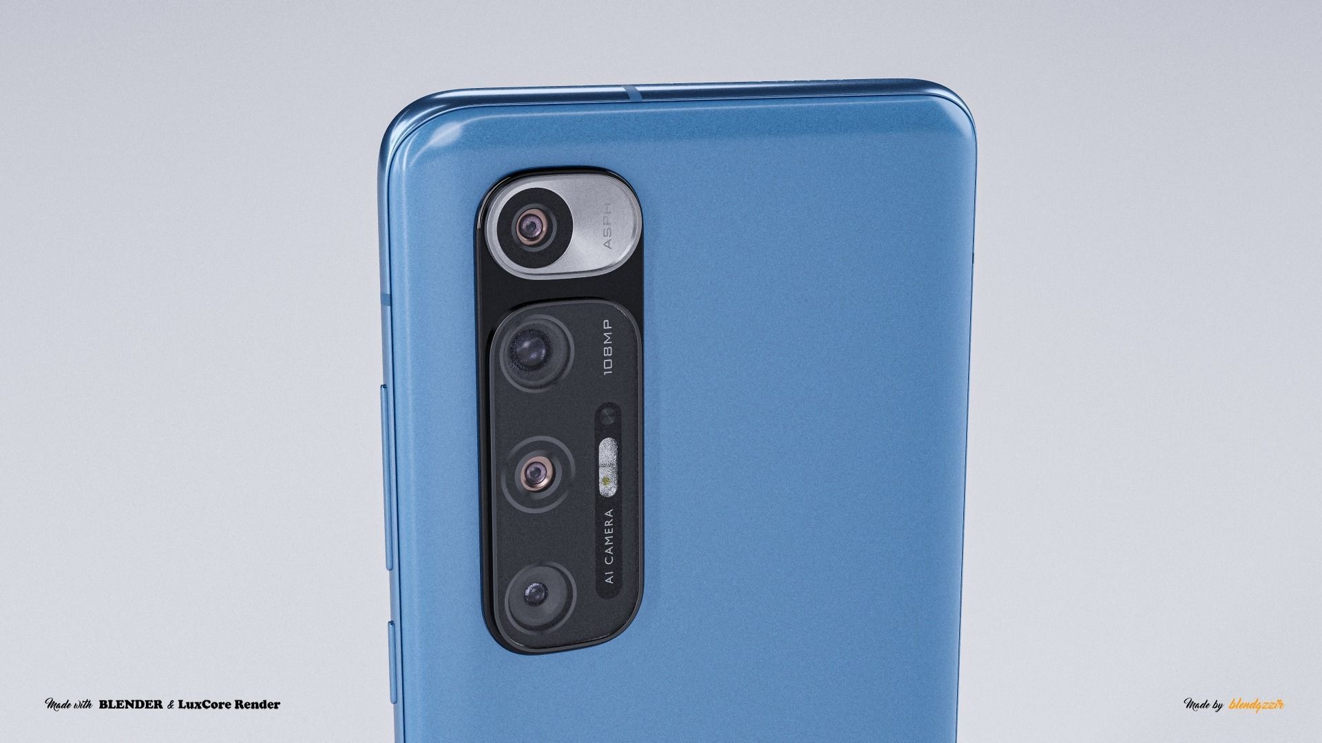 XIAOMI MI 10S 3D model_9