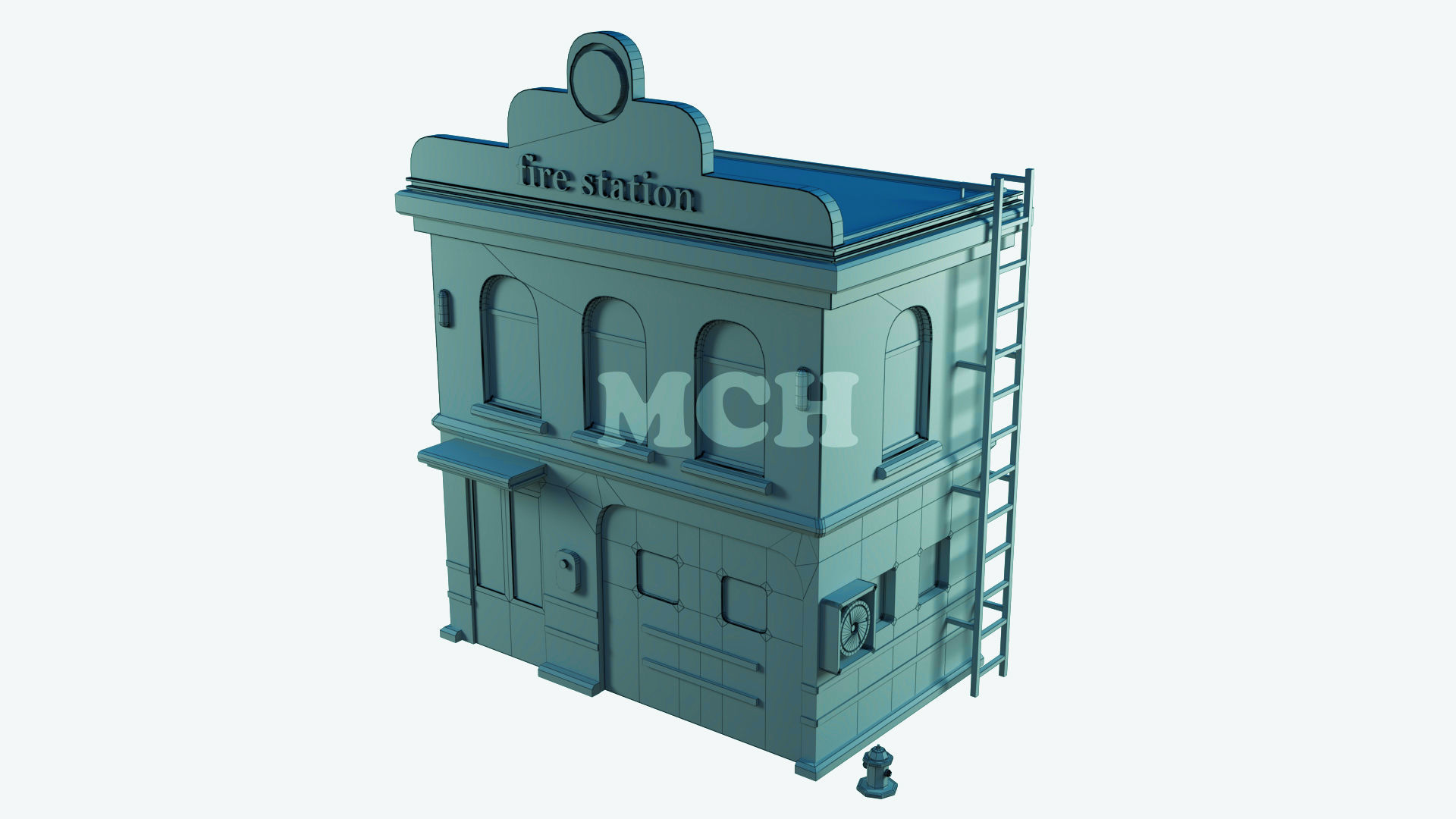 Low Poly City Pack Low-poly 3D model_18