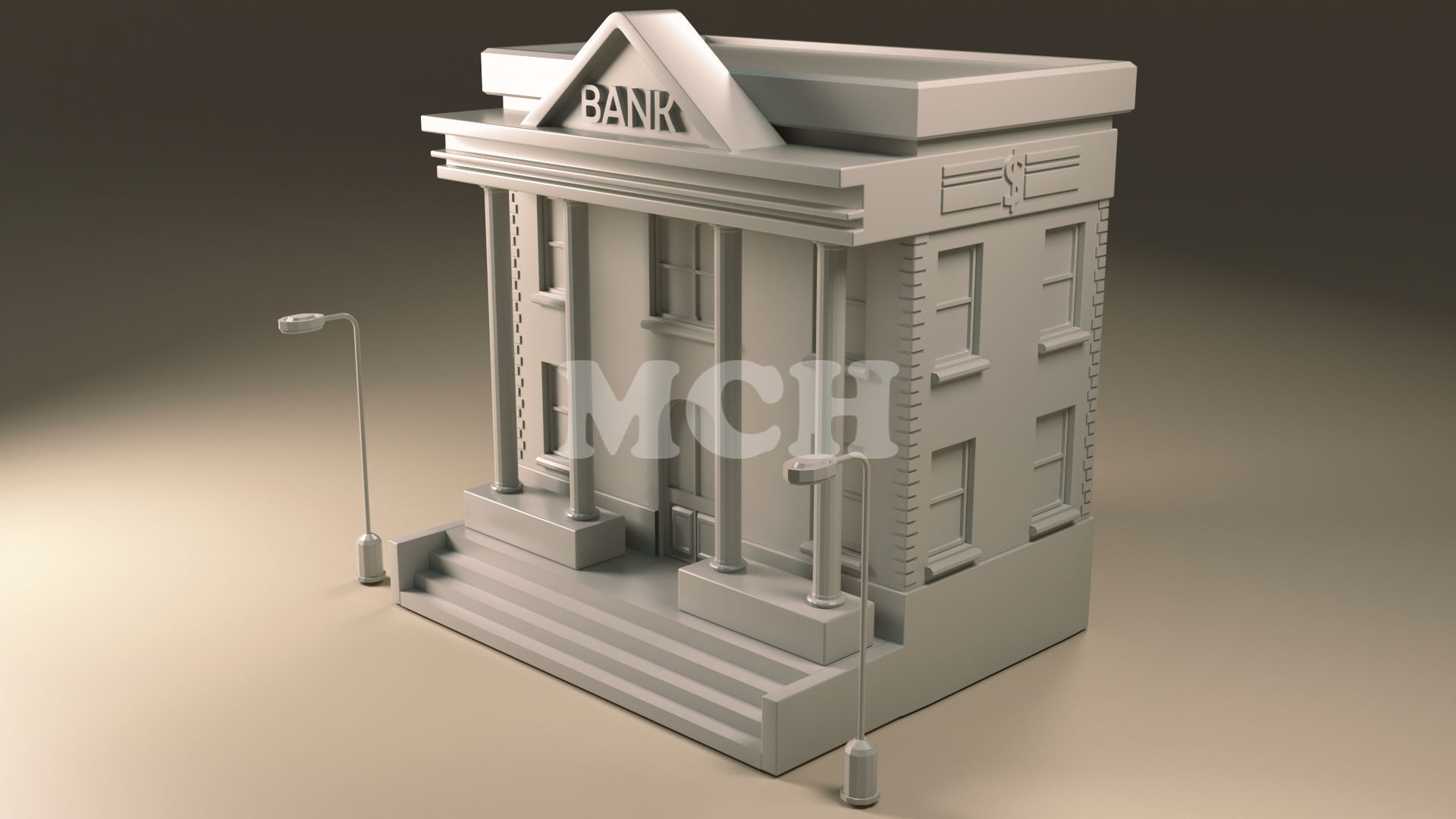 Low Poly City Pack Low-poly 3D model_15