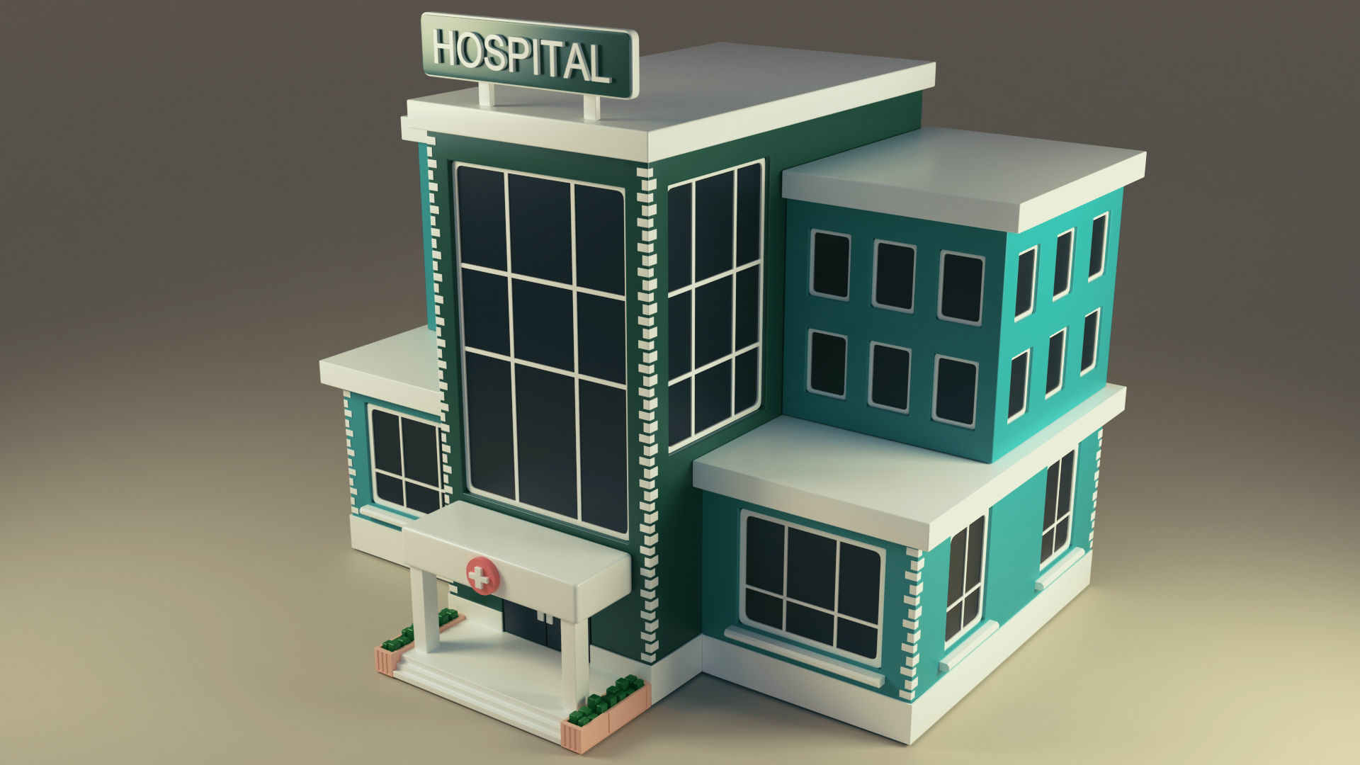 Low Poly City Pack Low-poly 3D model_22