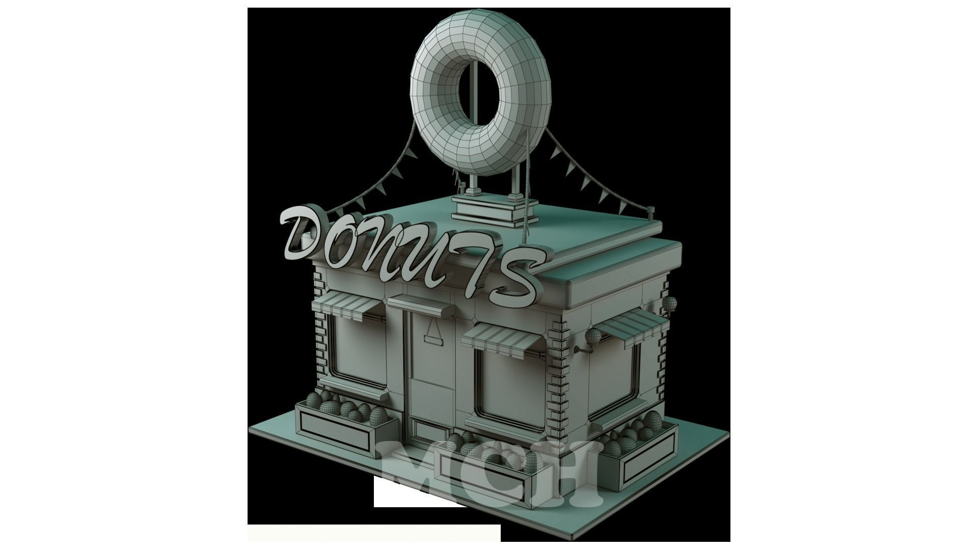 Low Poly City Pack Low-poly 3D model_11