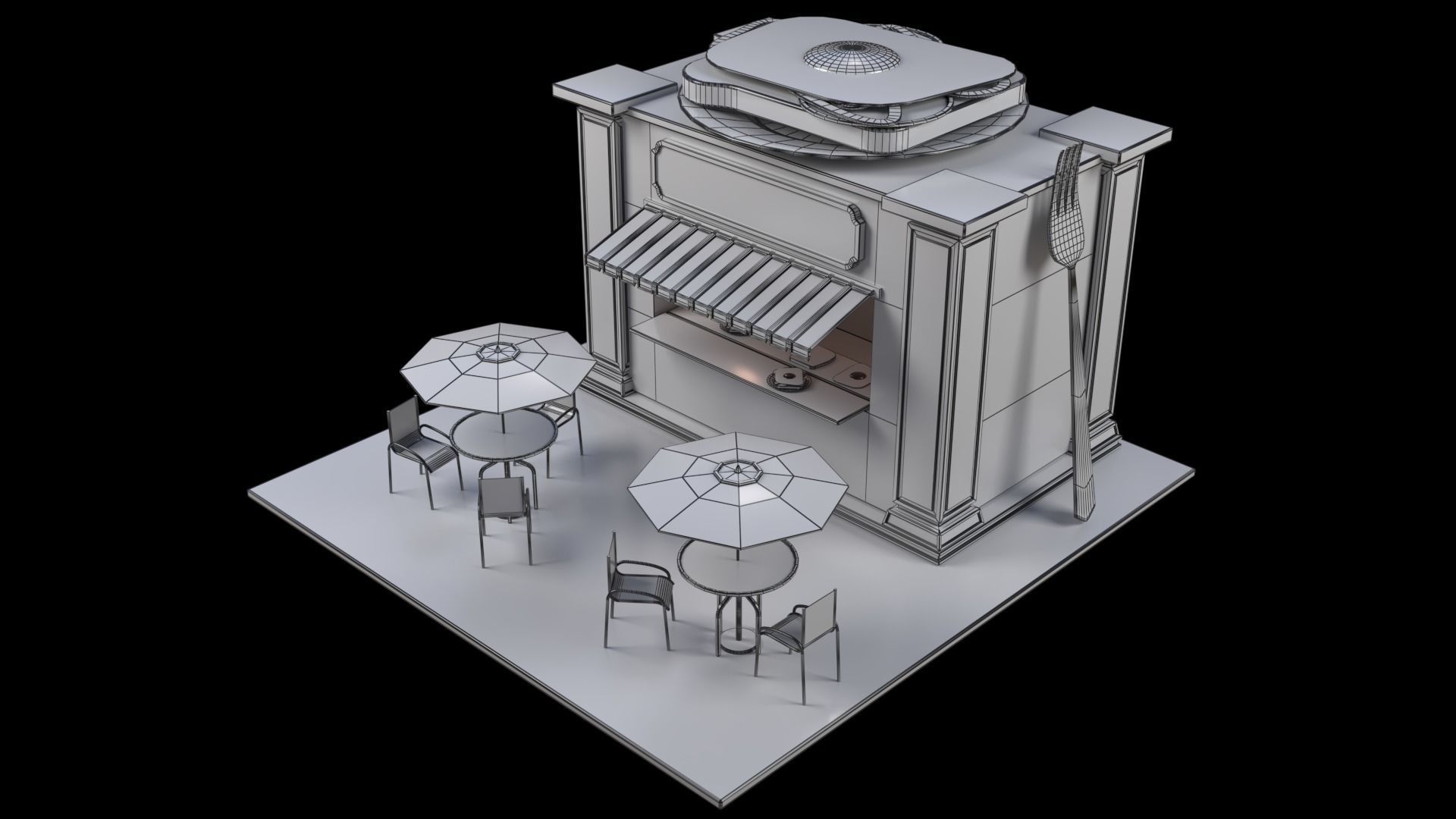 Low Poly City Pack Low-poly 3D model_13