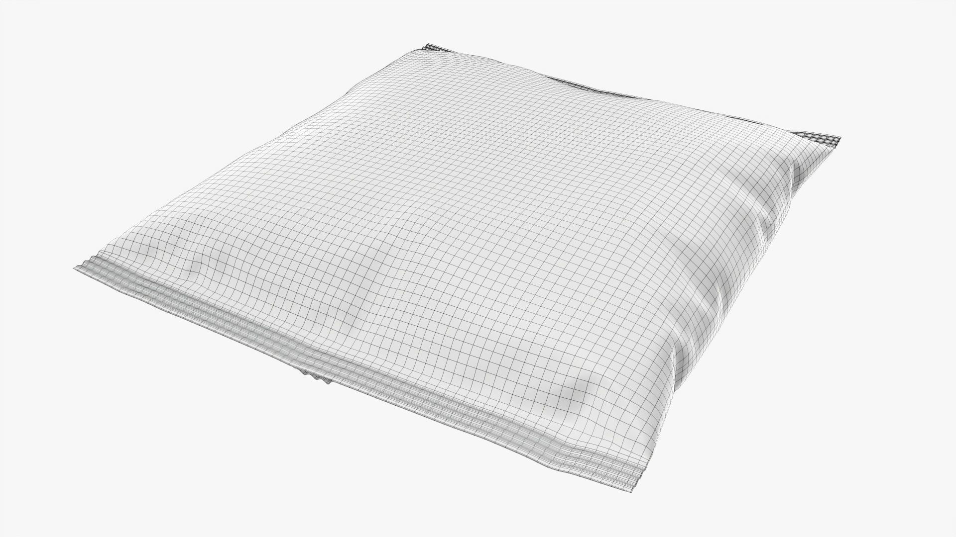 Square snack package mockup 02 3D model_7