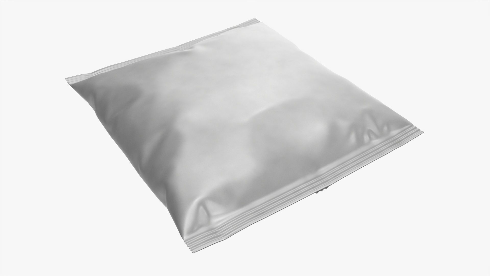 Square snack package mockup 02 3D model_1