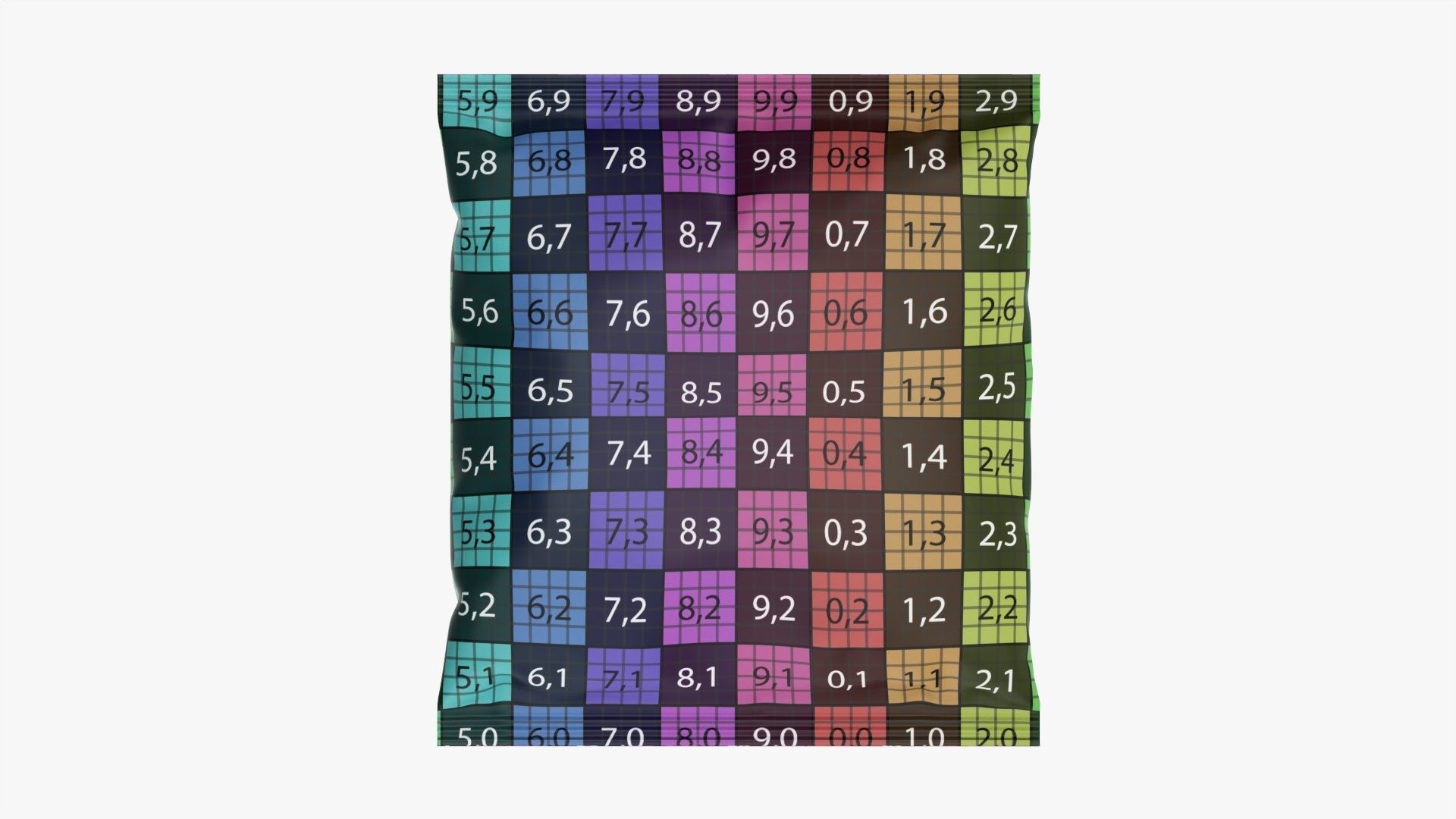 Square snack package mockup 02 3D model_13