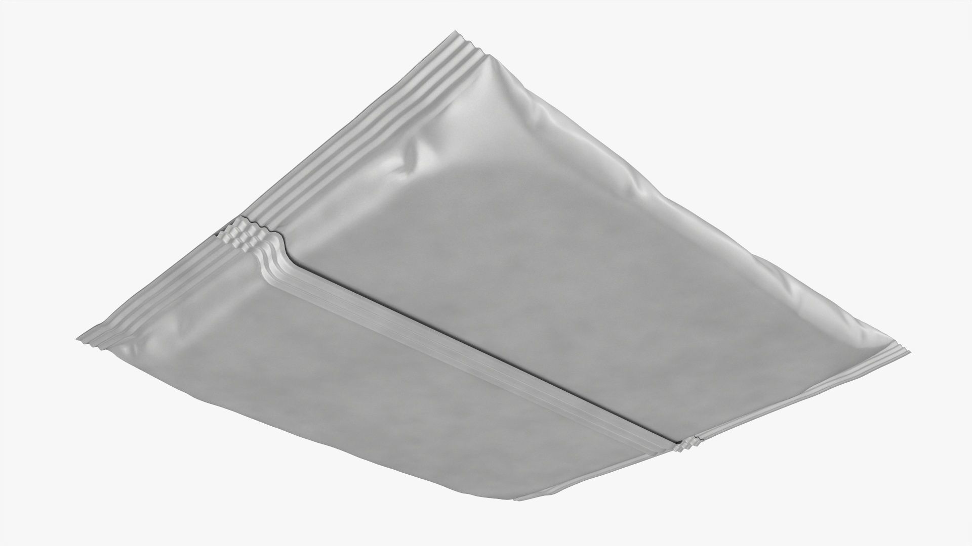 Square snack package mockup 02 3D model_3