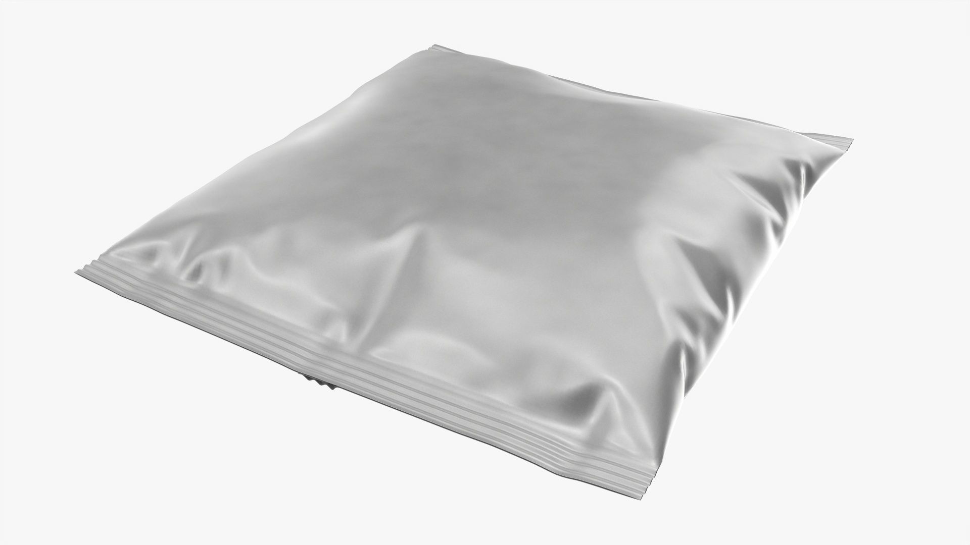 Square snack package mockup 02 3D model_2