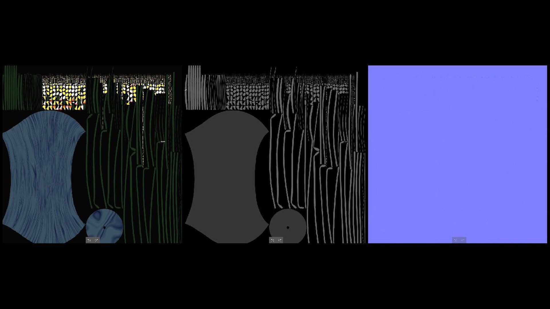 Daffodils in vase 3D model_11