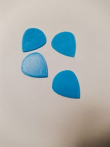 Jazz like guitar pick Free 3D print model