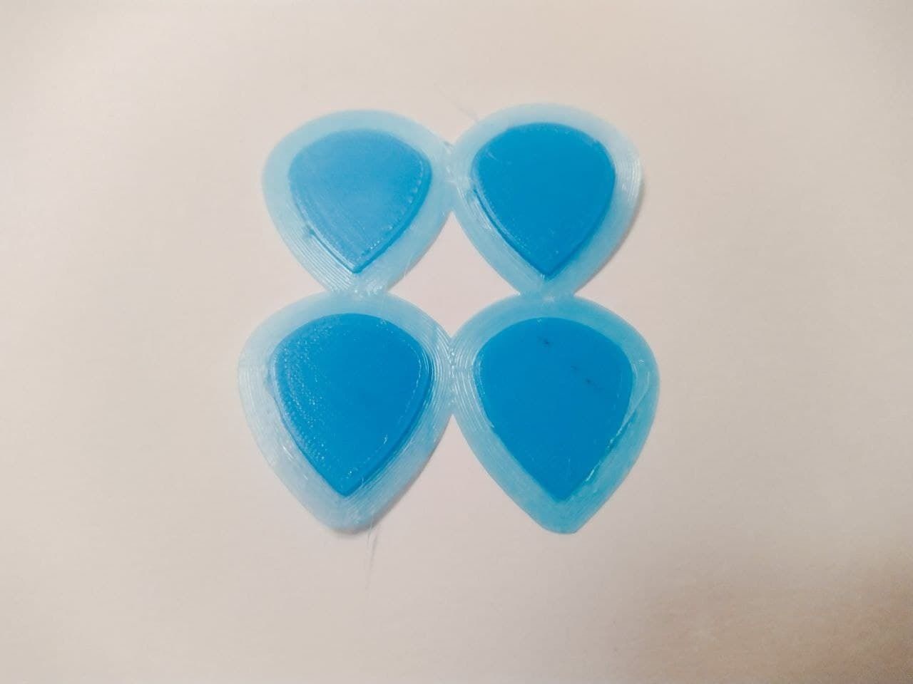 Jazz like guitar pick Free 3D print model_1