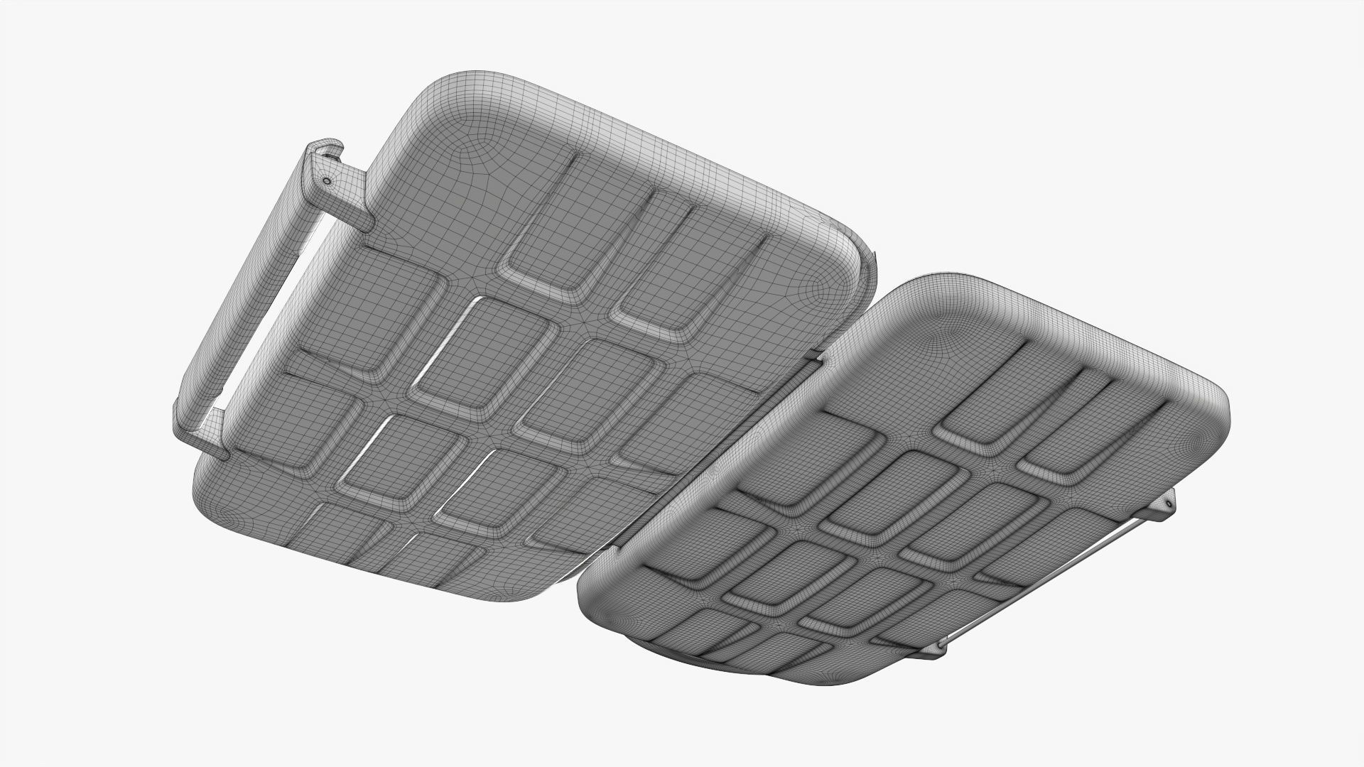 SD memory card carrying case 3D model_10