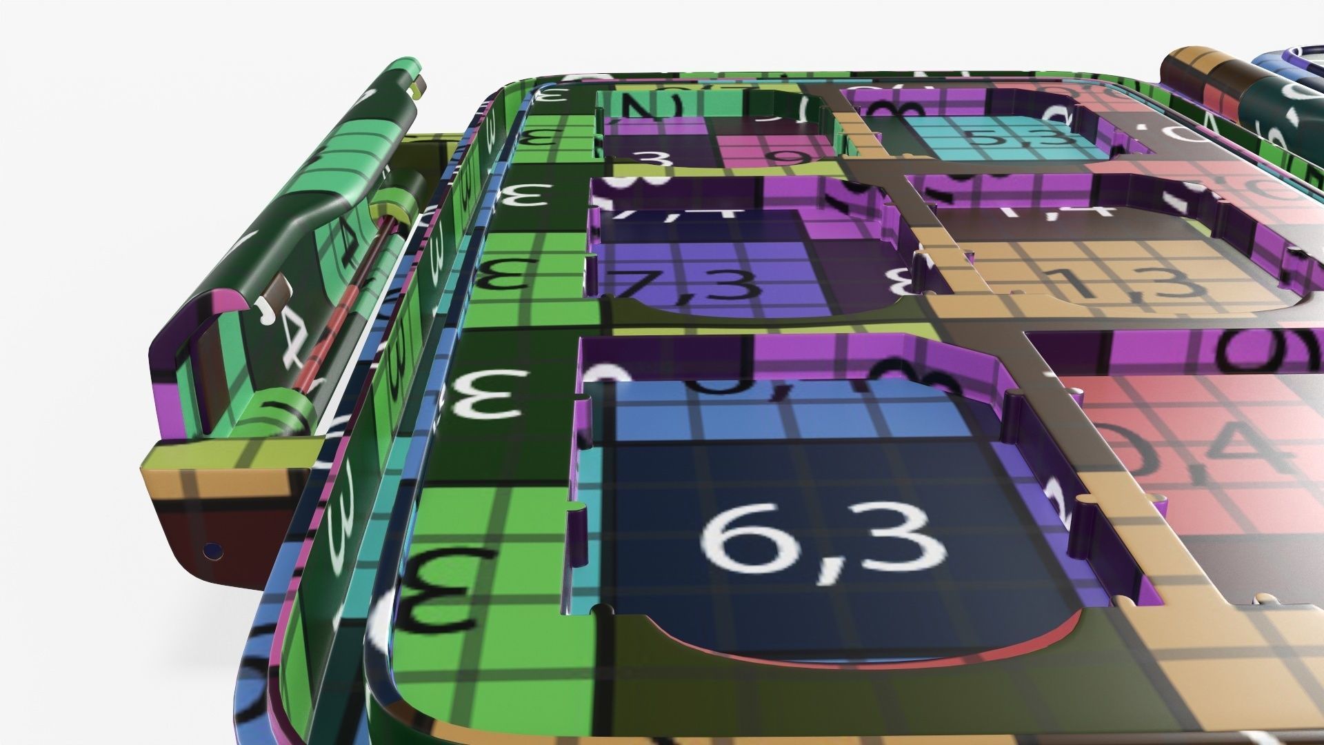 SD memory card carrying case 3D model_16