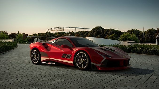 Ferrari 488 GTB 3D model