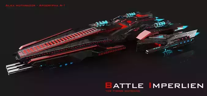 Apocrypha Cruiser Model Space ship