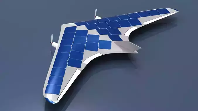 Solar Drone 3D model