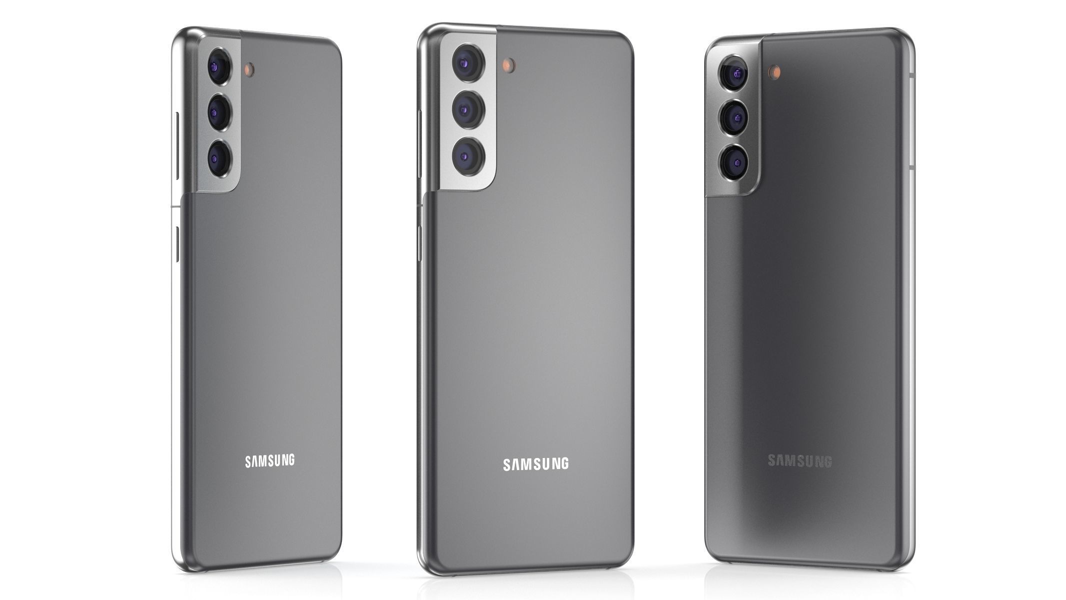 Samsung Galaxy S21 Phantom Gray 3D model_8