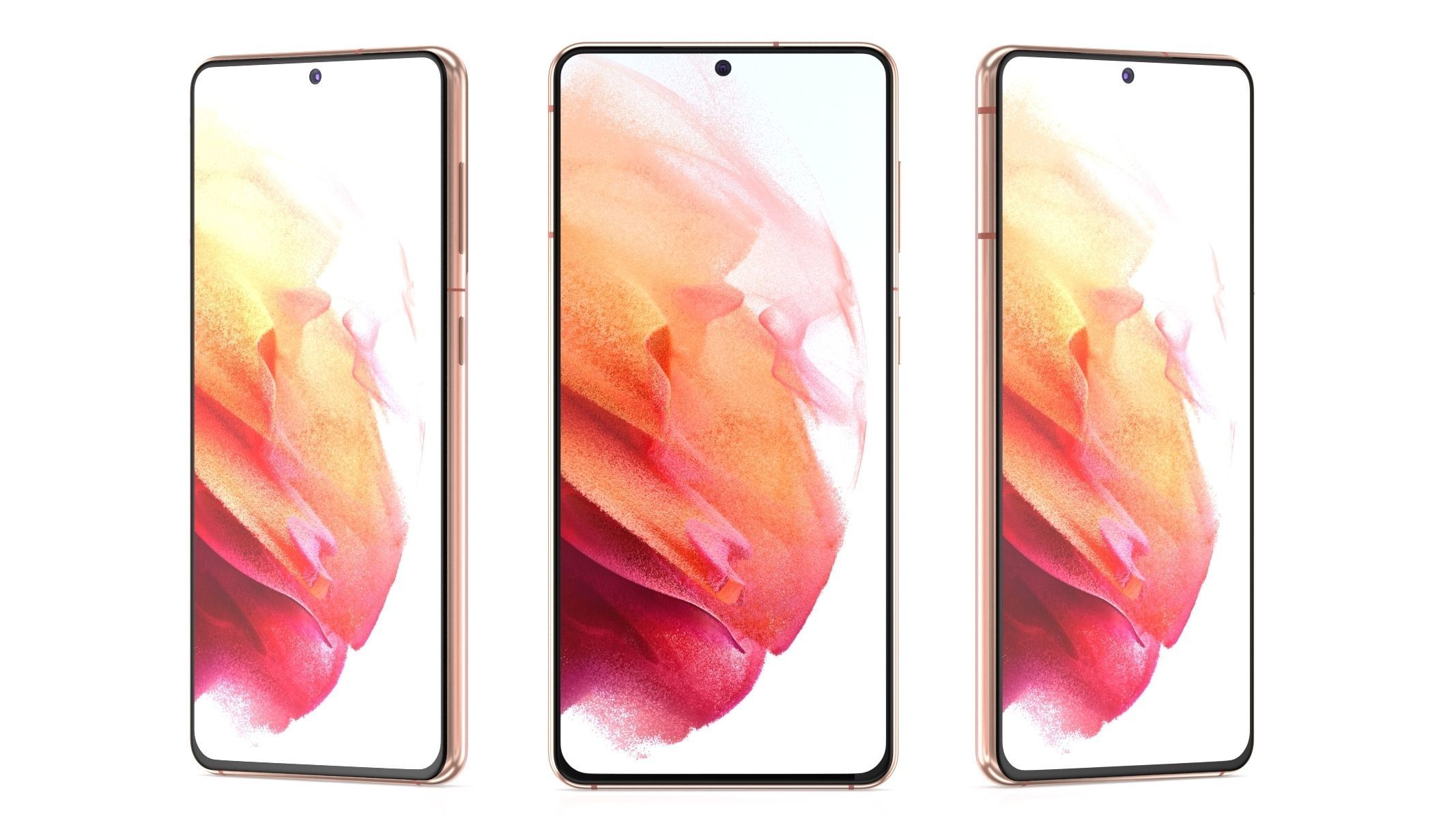 Samsung Galaxy S21 Phantom Pink 3D model_7