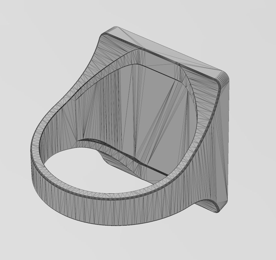 Large heraldic lily rectangular ring size 6to13 3D print model_14