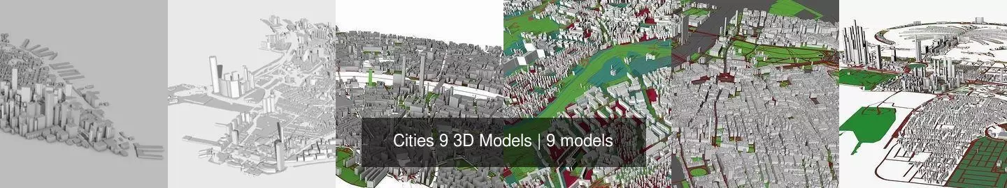 Cities 9 3D Models 3D Model Collection_0