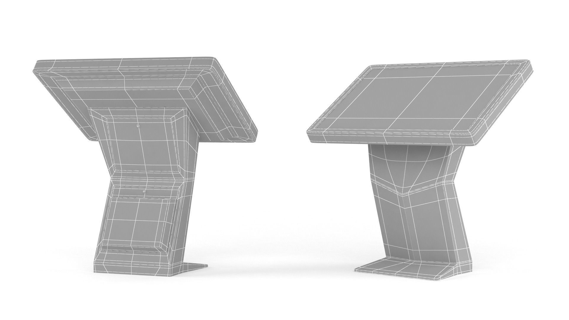 Information Kiosk 3D model_6