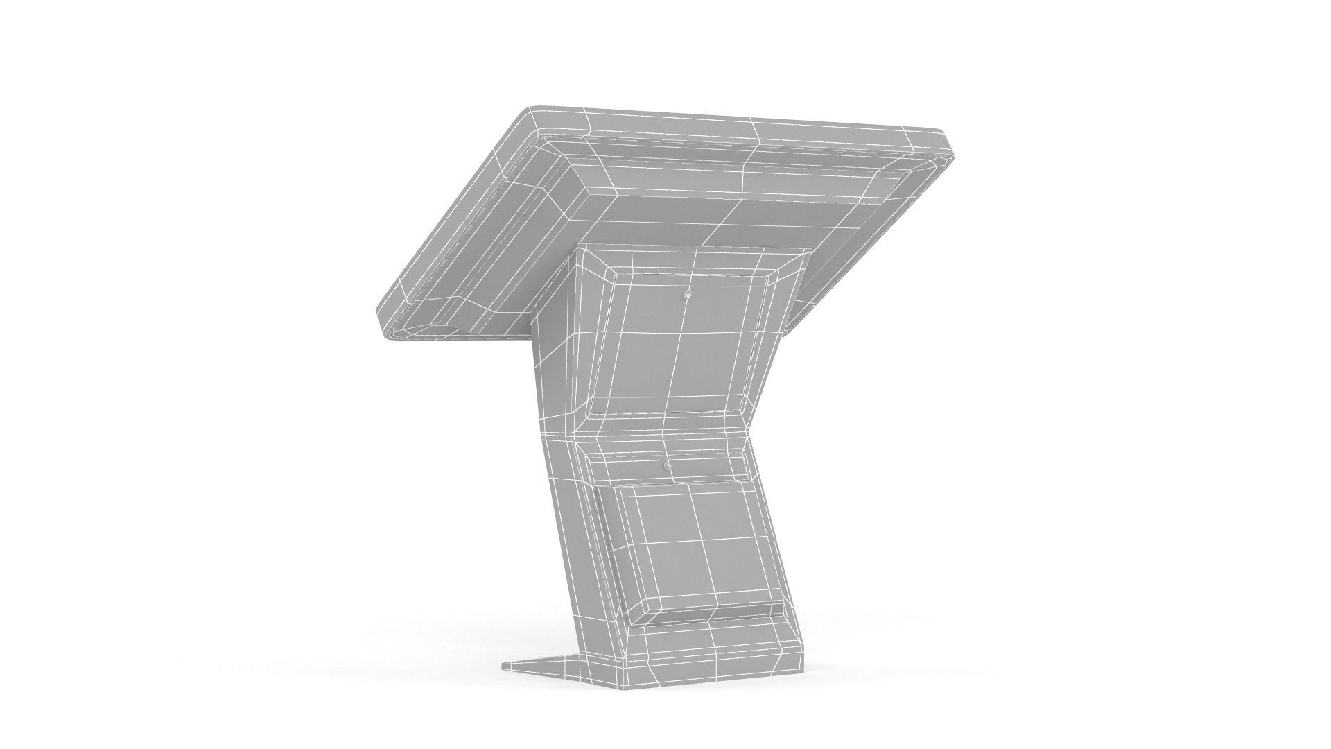Information Kiosk 3D model_10