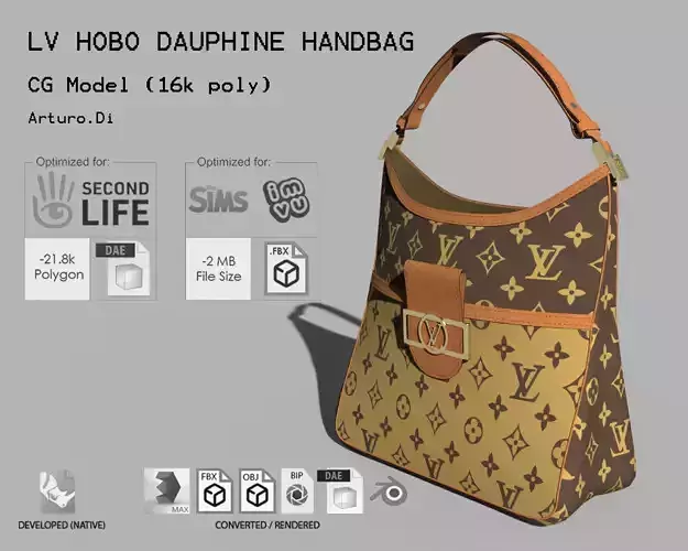 LV HOBO DAUPHIN HANDBAG
