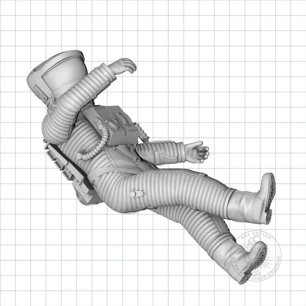 Death Astronaut - 2001 A Space Odyssey  3D print model_1