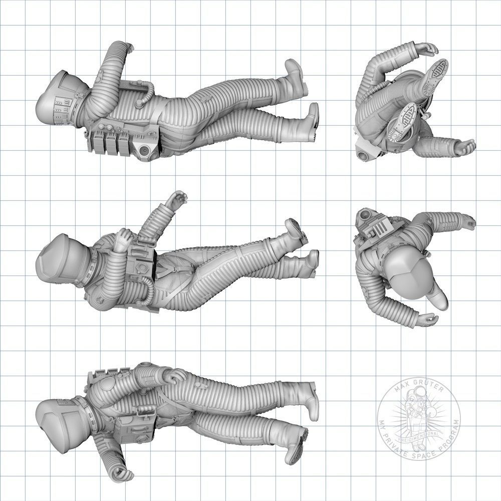 Death Astronaut - 2001 A Space Odyssey  3D print model_6