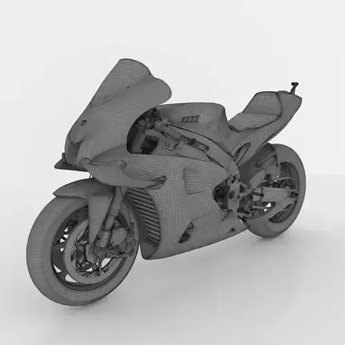 Yamaha YZF-M1 Racing MOTOGP 2020 3D Model  Low-poly 3D model Yamaha YZF-M1 Racing MOTOGP 2020 3D Model  Low-poly 3D model