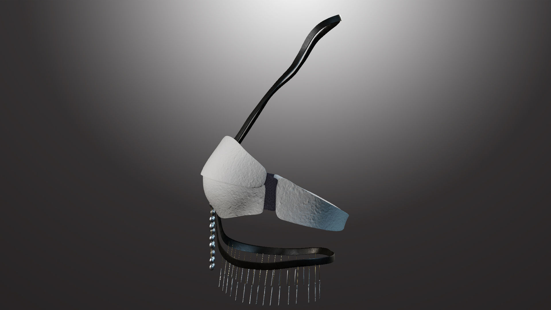 DTS-Model01-Bra1A bra with chains Low-poly 3D model_4