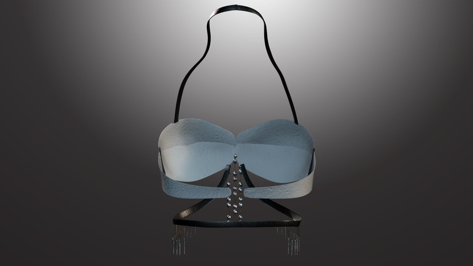 DTS-Model01-Bra1A bra with chains Low-poly 3D model_3