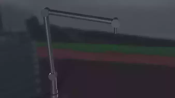  Blue Compass 3d Model cool Boom arm Microphone arm big