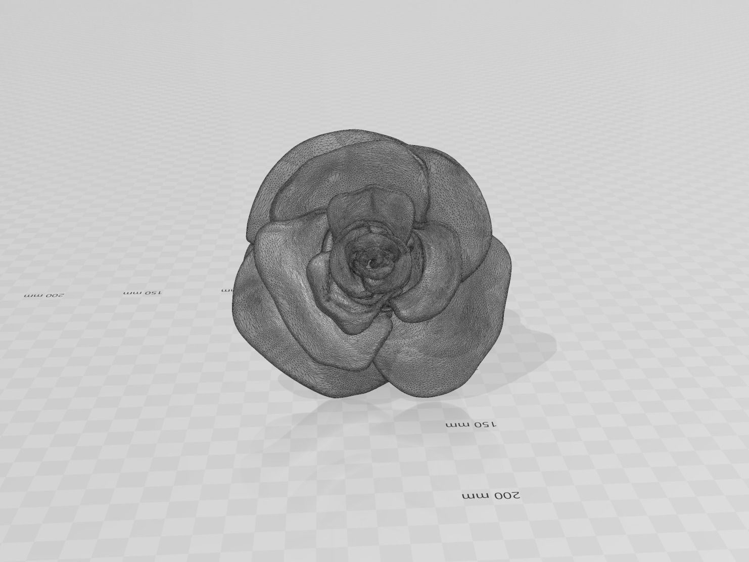 Rose Flower 3D print model_8