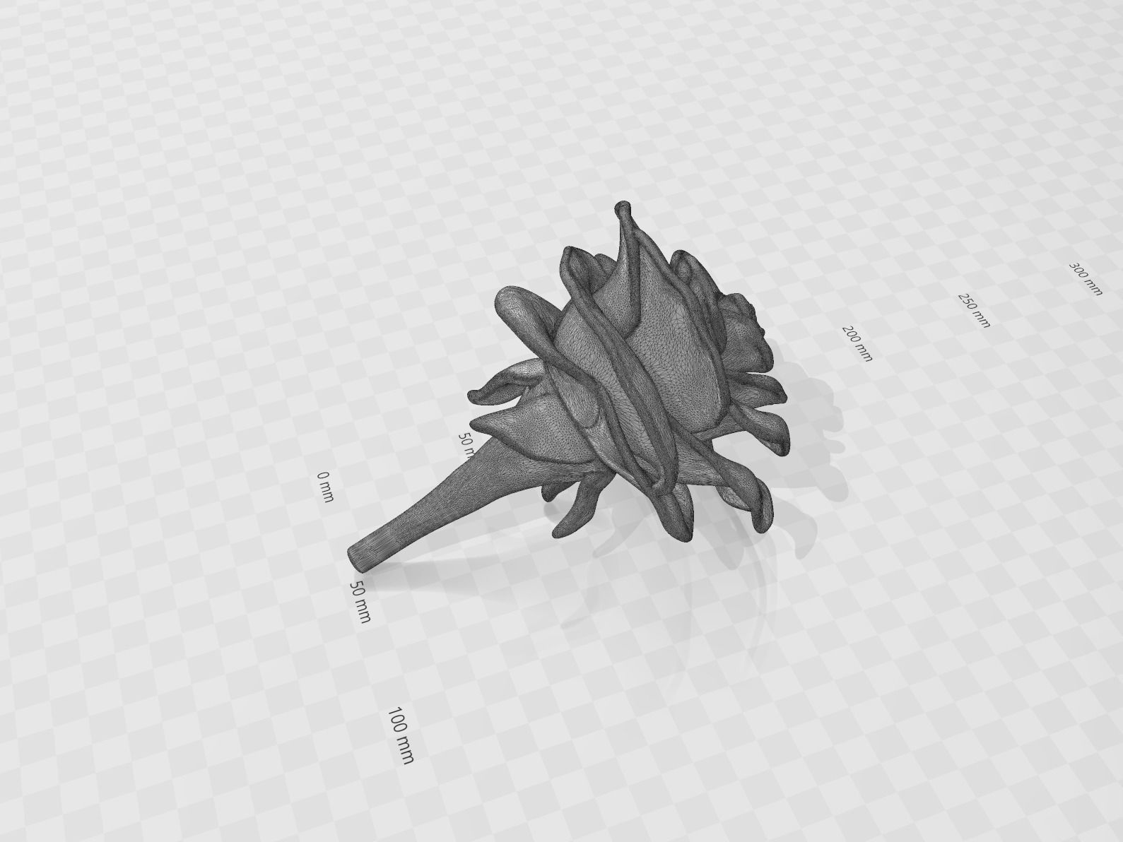 Rose Flower 3D print model_7