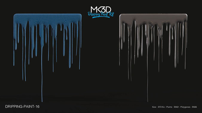 Dripping-paint-16 dripping paint 3D model