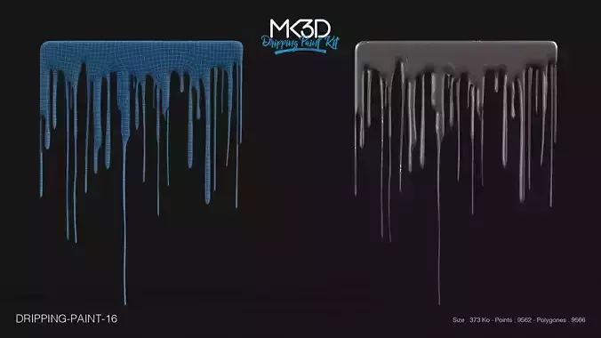 Dripping-paint-16 dripping paint 3D model