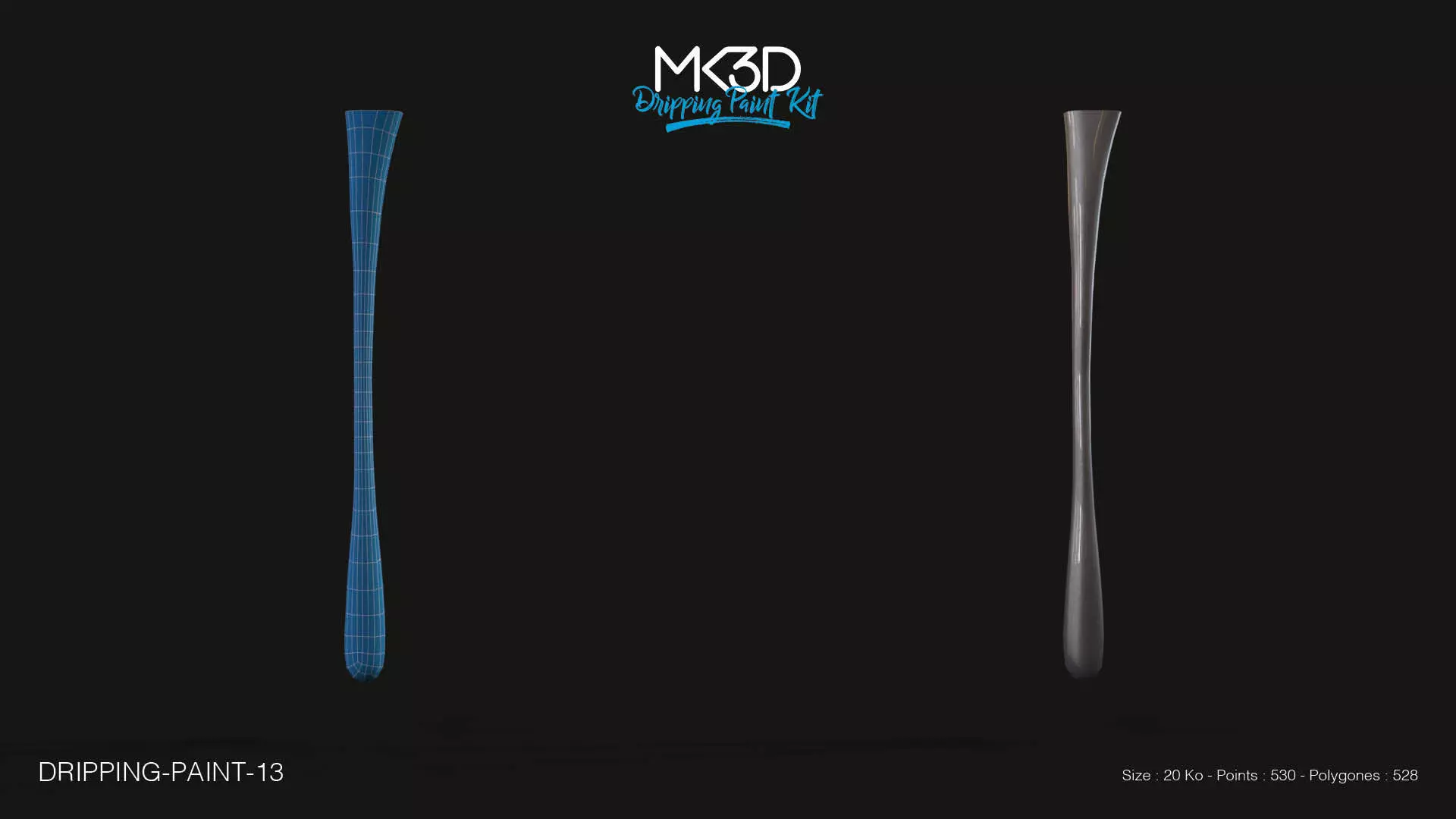 Dripping-paint-13 3D model_0