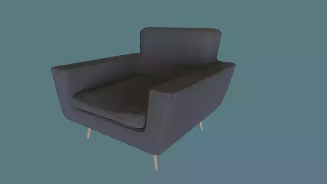 Dark Grey Armchair