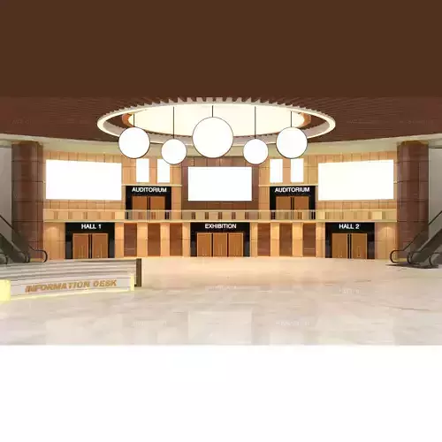 Virtual Lobby 3D model