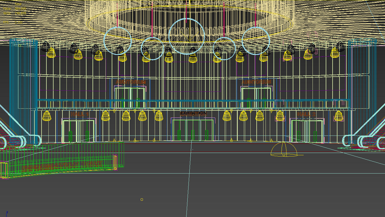Virtual Lobby 3D model_5