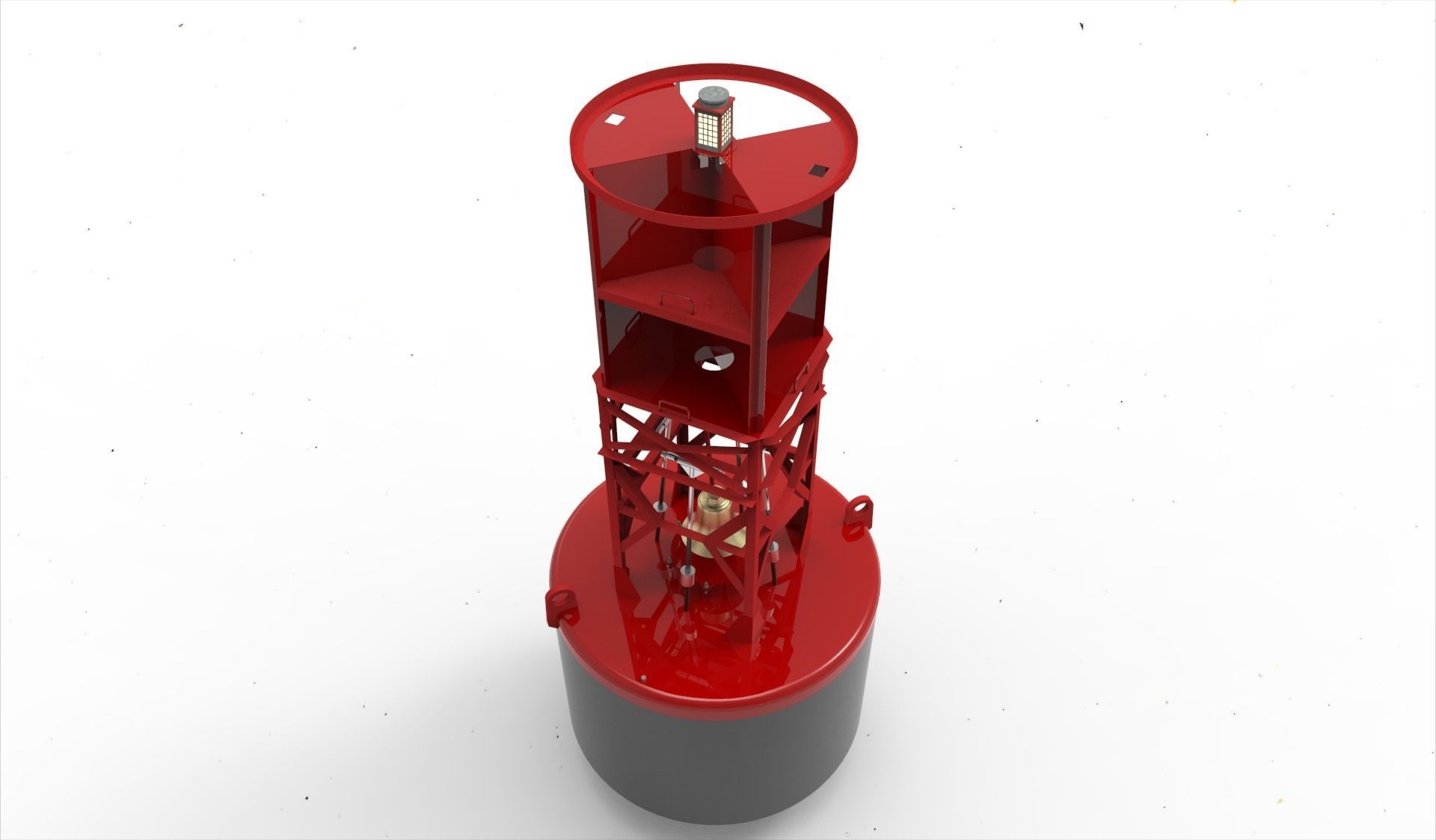 Buoy marine 3D model_10