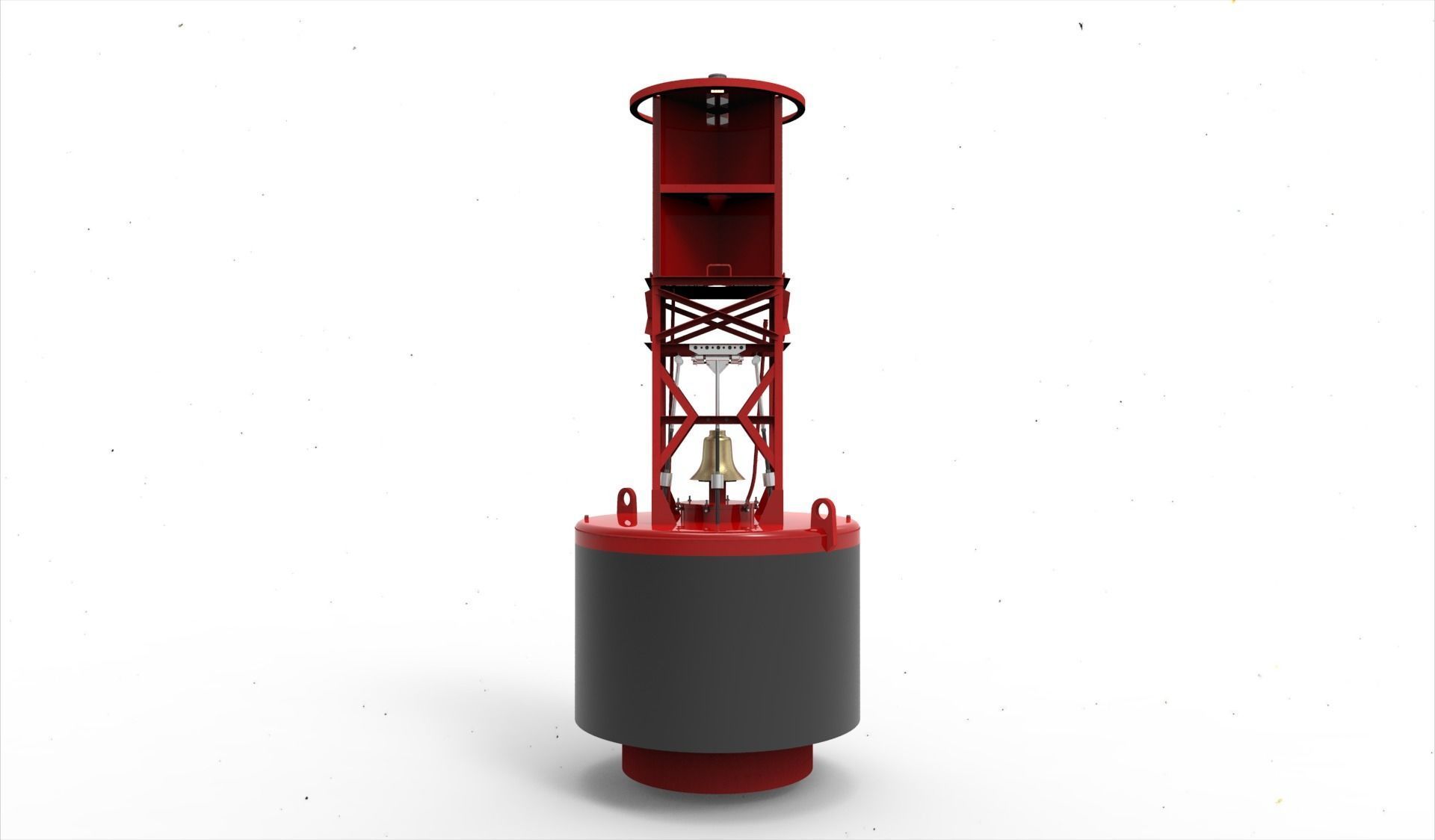 Buoy marine 3D model_2