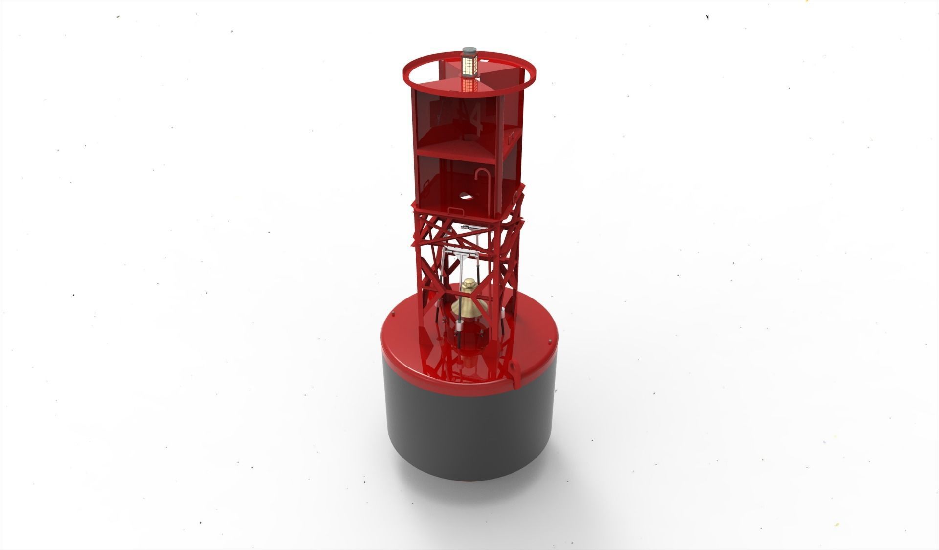 Buoy marine 3D model_6