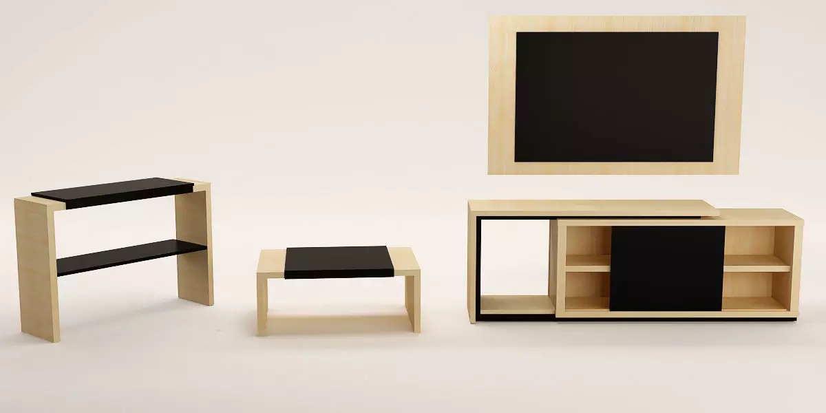 SET OF ROOM FURNITURE 3D model