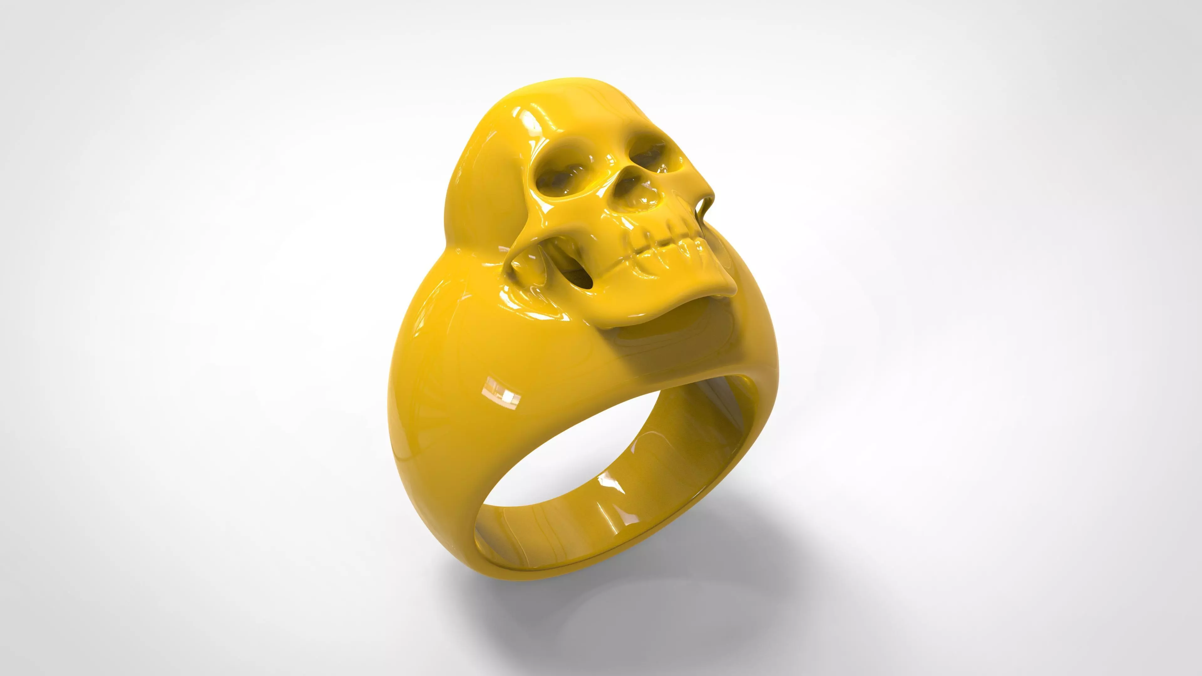 Scull Ring Free 3D print model