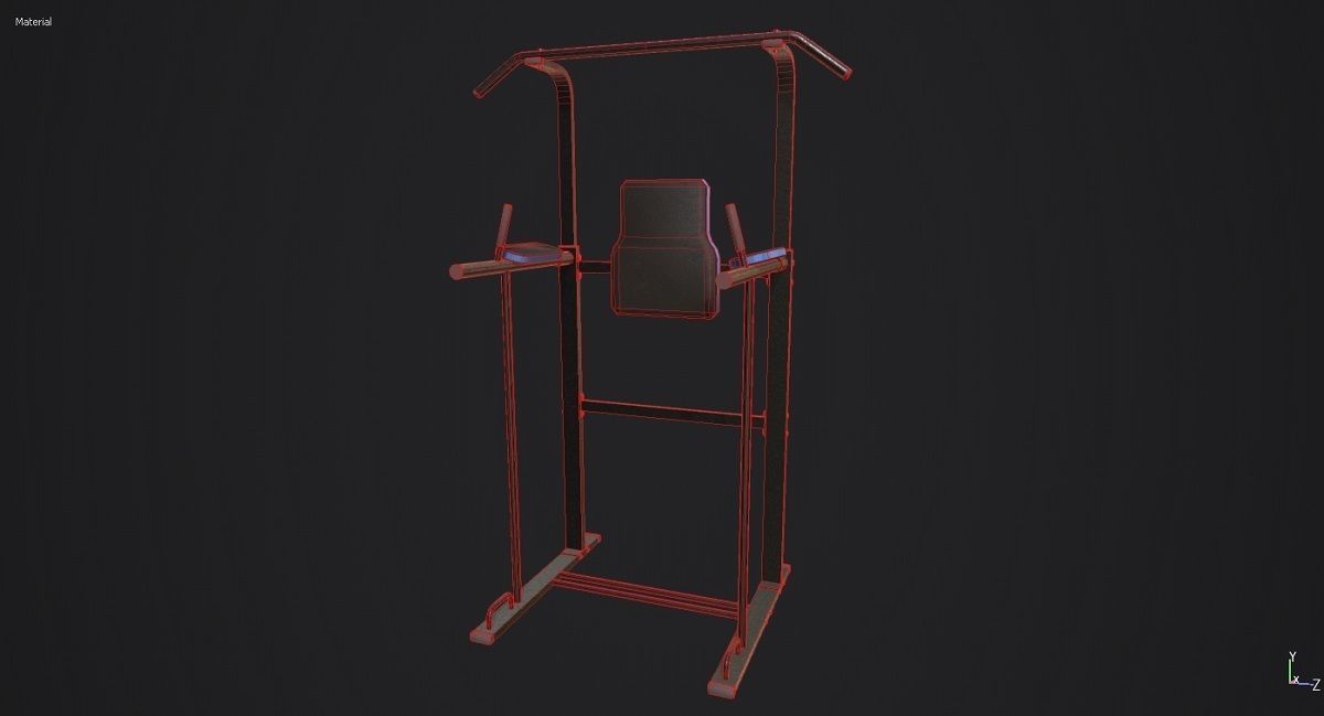 Power Tower 3D Model Low-poly 3D model_2