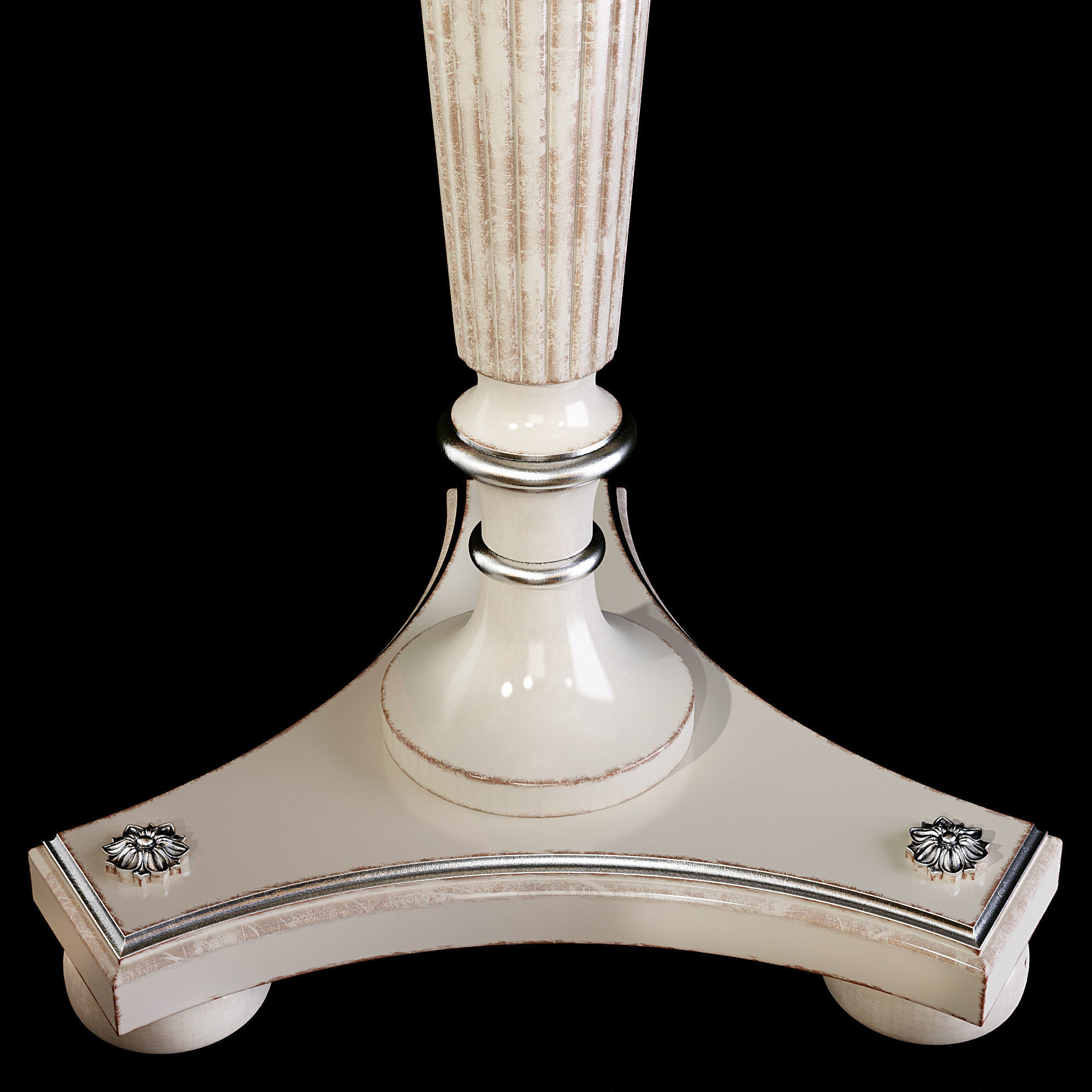 Classic coffe table 001 3D model_1