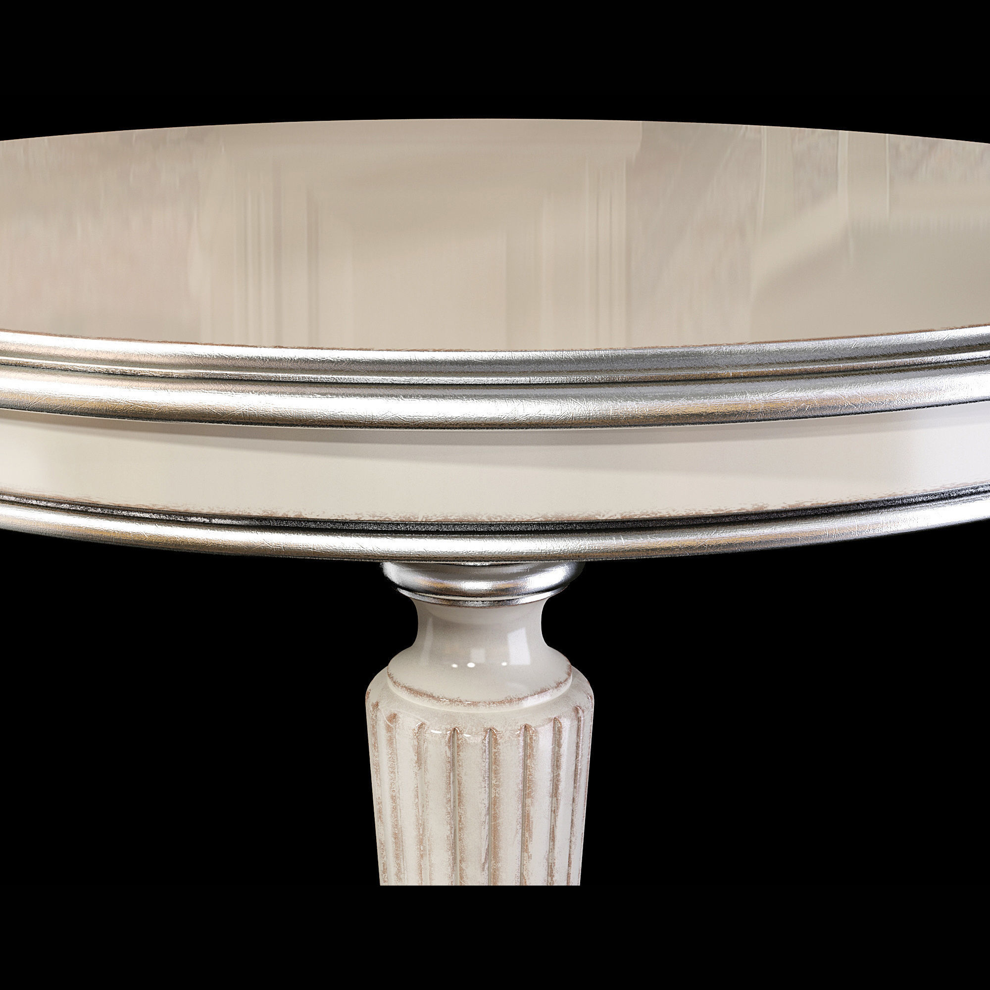 Classic coffe table 001 3D model_2