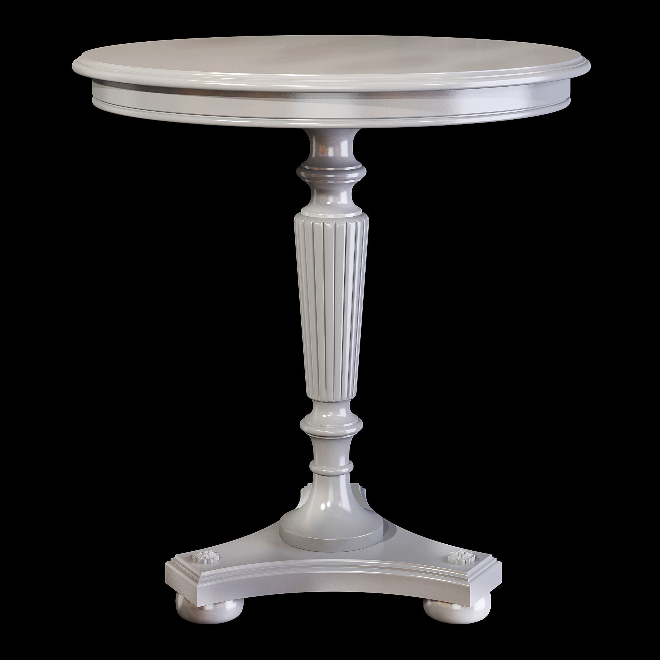 Classic coffe table 001 3D model_3